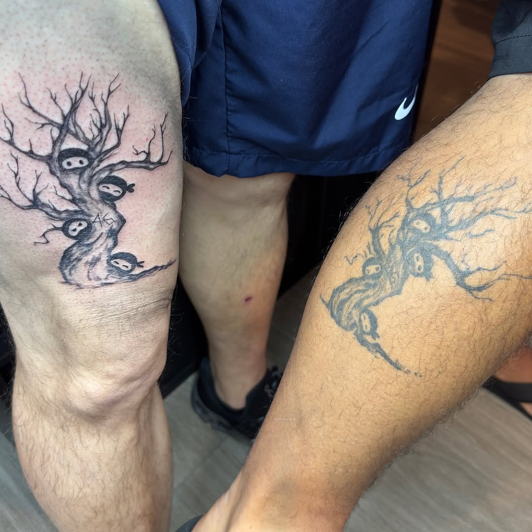 Tattoo by @inksspire — illustrative, black_and_grey