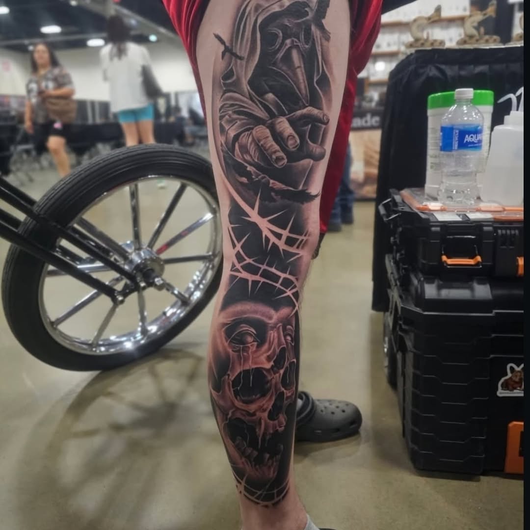 Tattoo by @ericbadantattoos โ realism, dark_realism