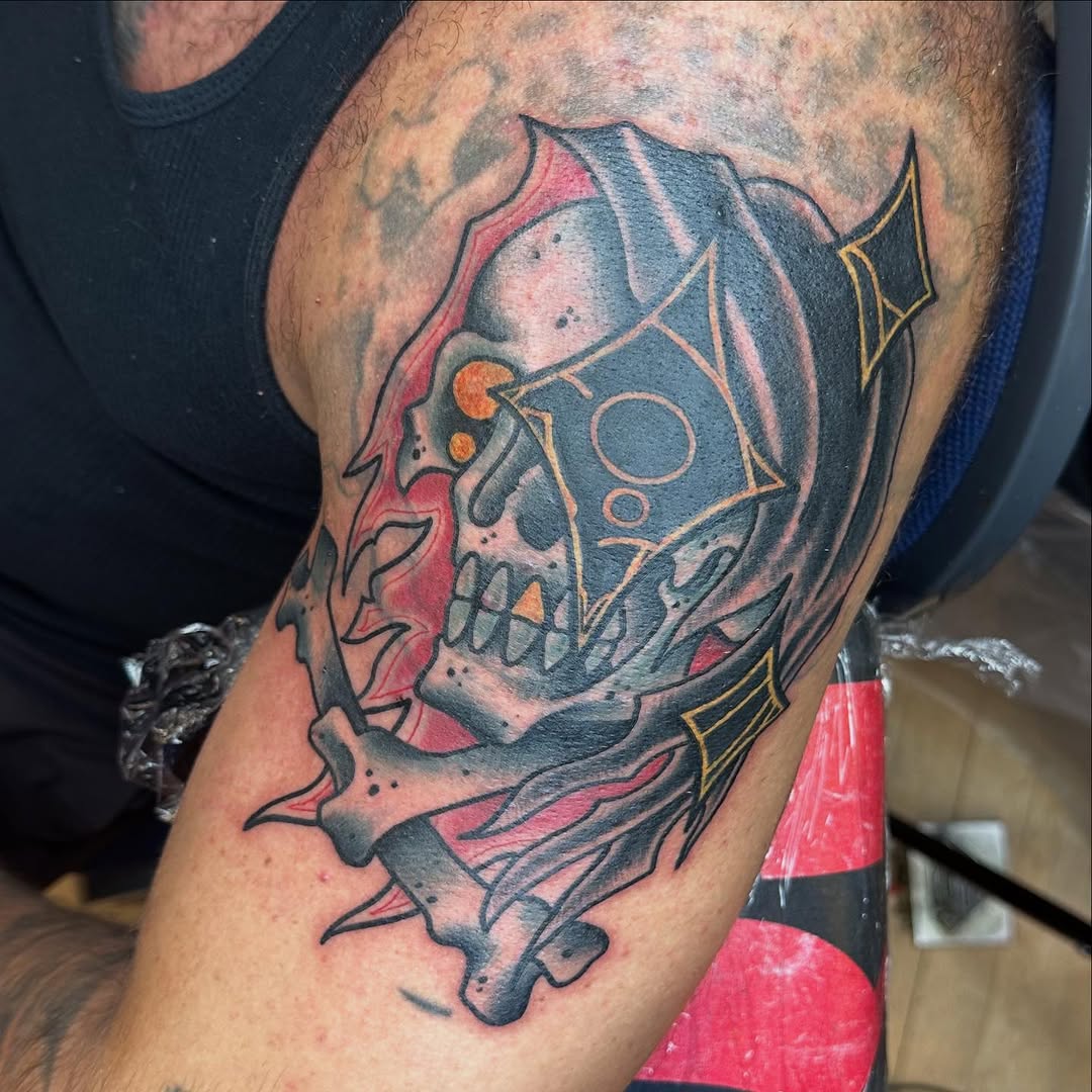 Tattoo by @shady_smith β neo_traditional, blackwork