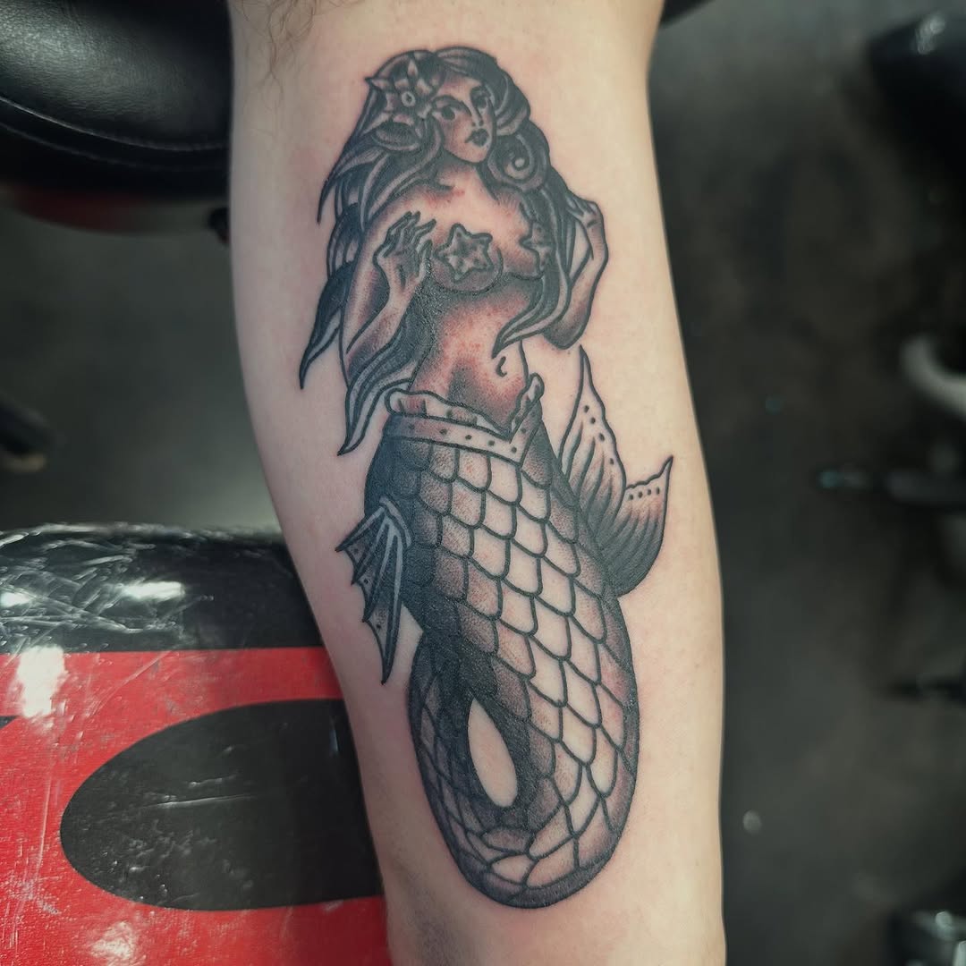 Tattoo by @shady_smith β american_traditional, black_and_grey