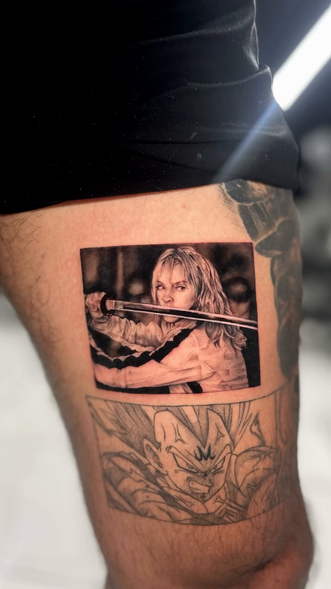 Tattoo by @vox_von_vader — illustrative, black_and_grey