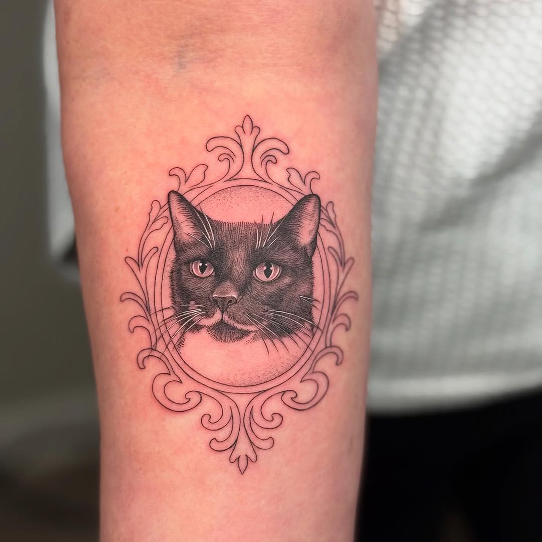 Tattoo by @whitestarling.tattoo — realism, black_and_grey