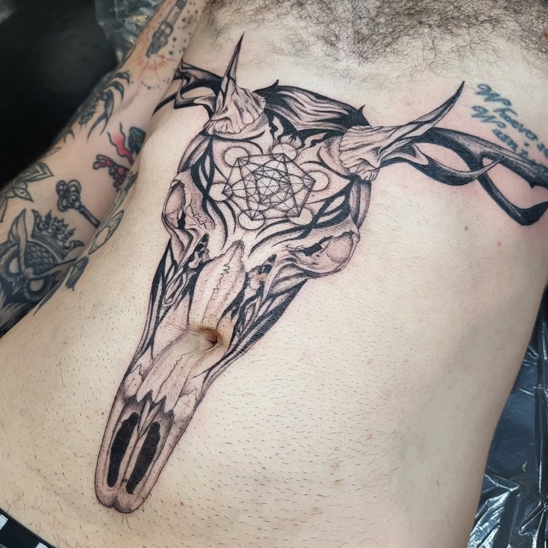 Tattoo by @jennas_inks — black_and_grey