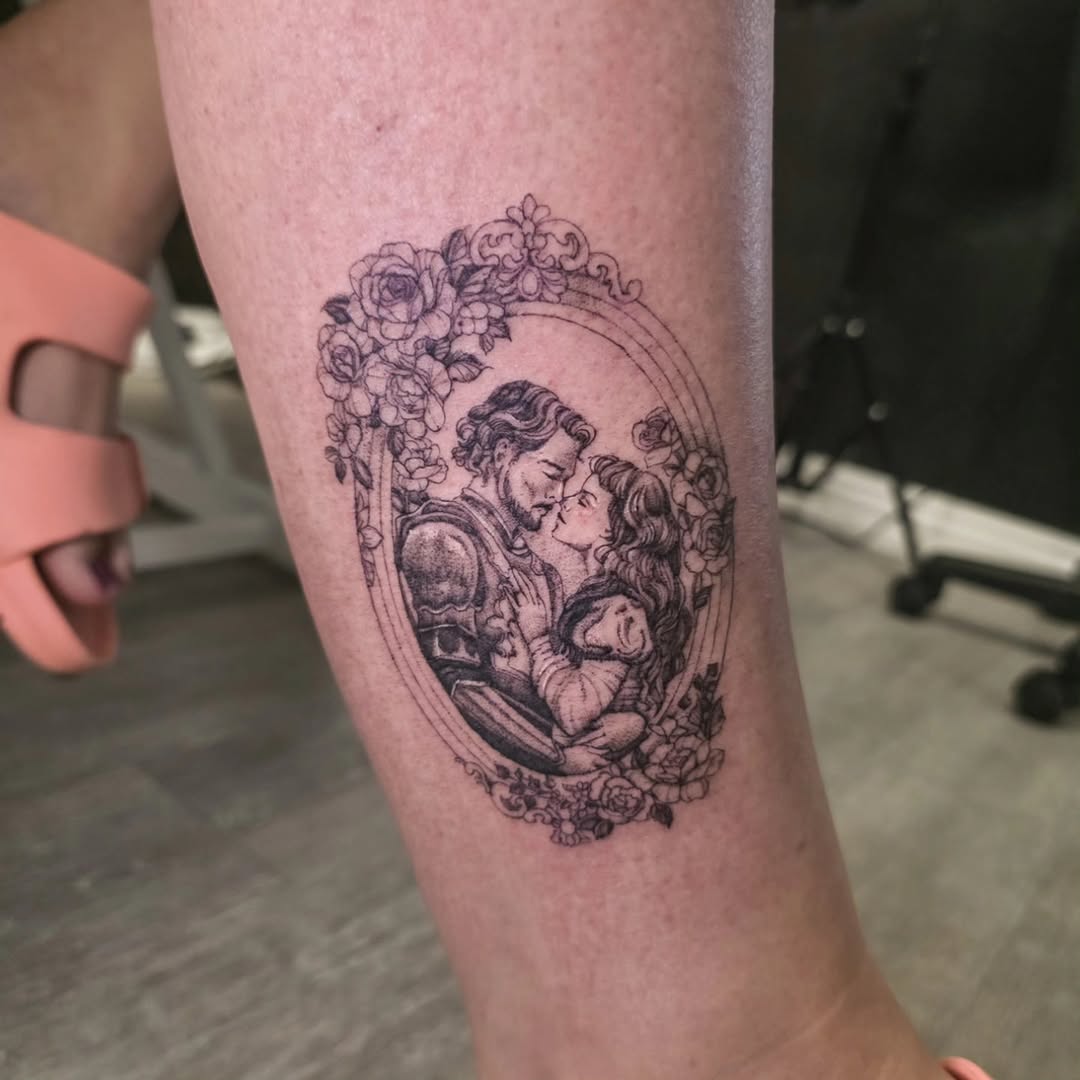 Tattoo by @quiet_rebel_artistry โ realism, black_and_grey