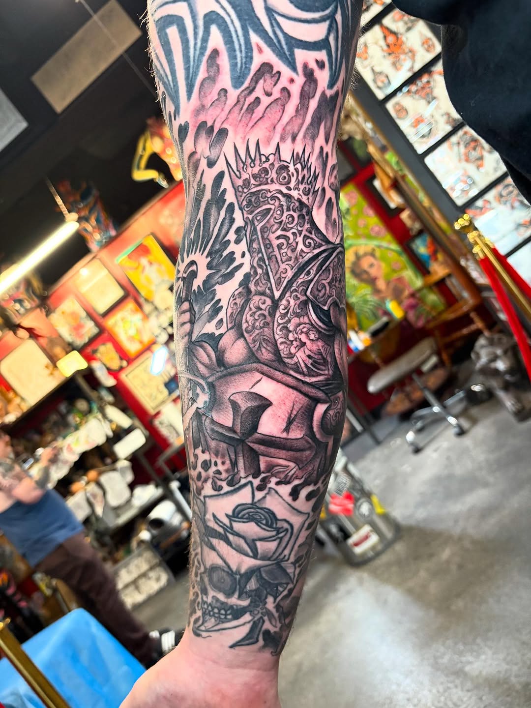 Tattoo by @dustin_hysell_tattooer โ black_and_grey