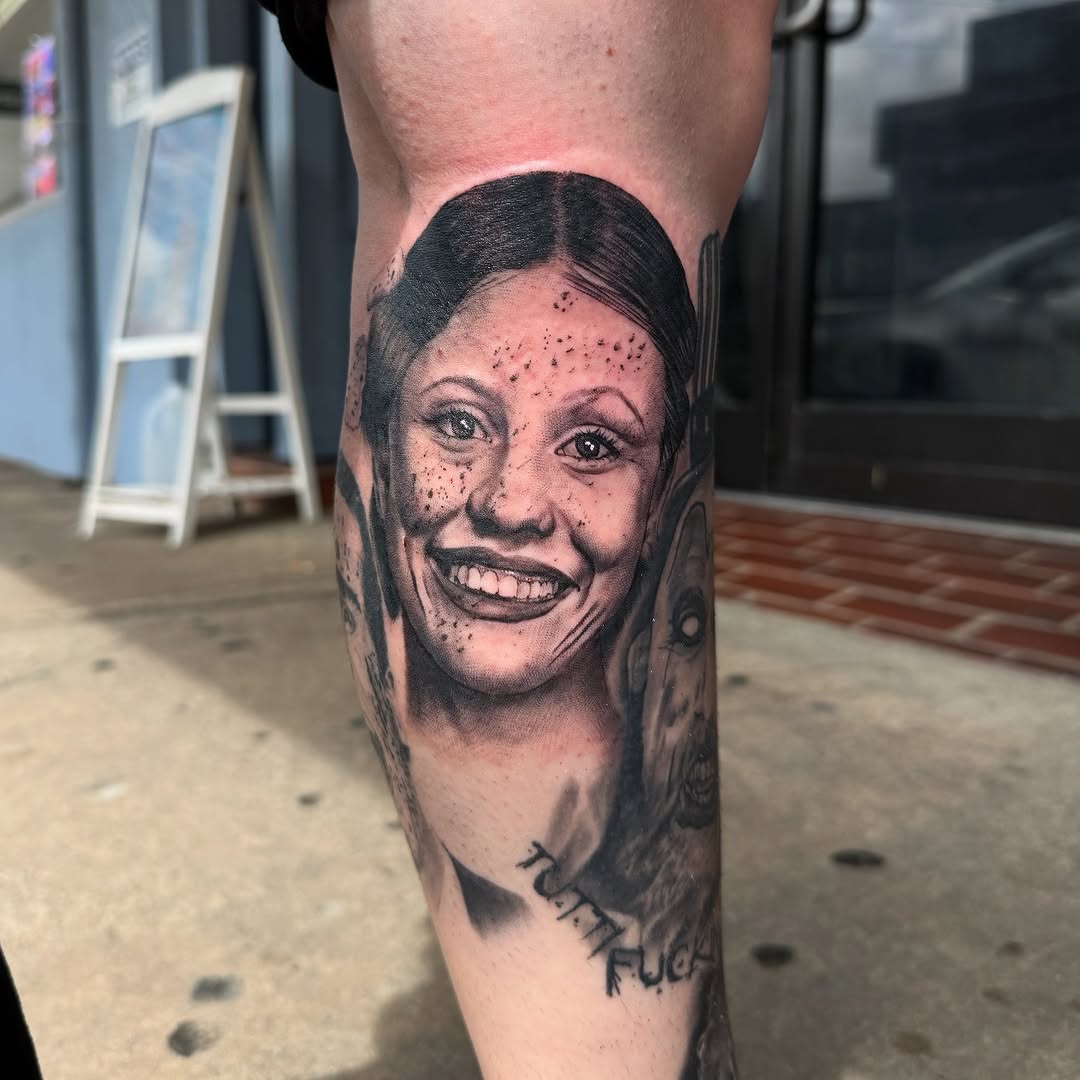 Tattoo by @theehotcoworker — realism, black_and_grey