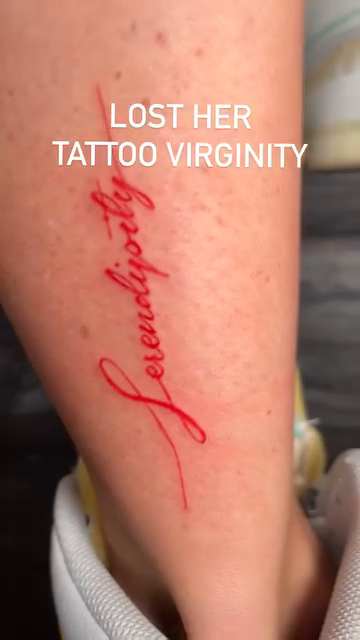 Tattoo by @blackastaratattoo — lettering_script, fine_line