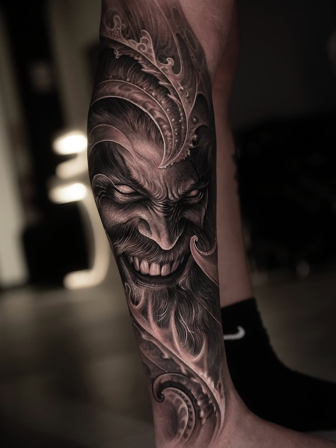 Tattoo by @_garart_ — realism, dark_realism