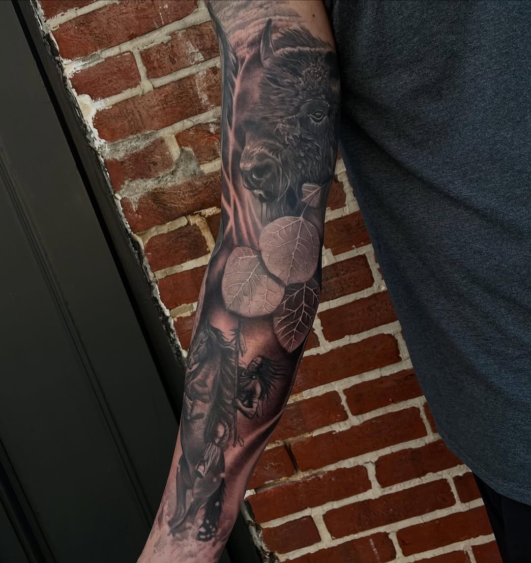 Tattoo by @adamhabecker — realism, black_and_grey