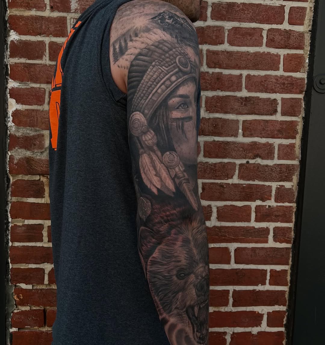 Tattoo by @adamhabecker — realism, black_and_grey