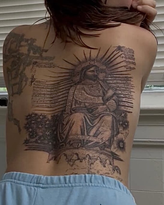 Tattoo by @gregory.bramble — black_and_grey, realism