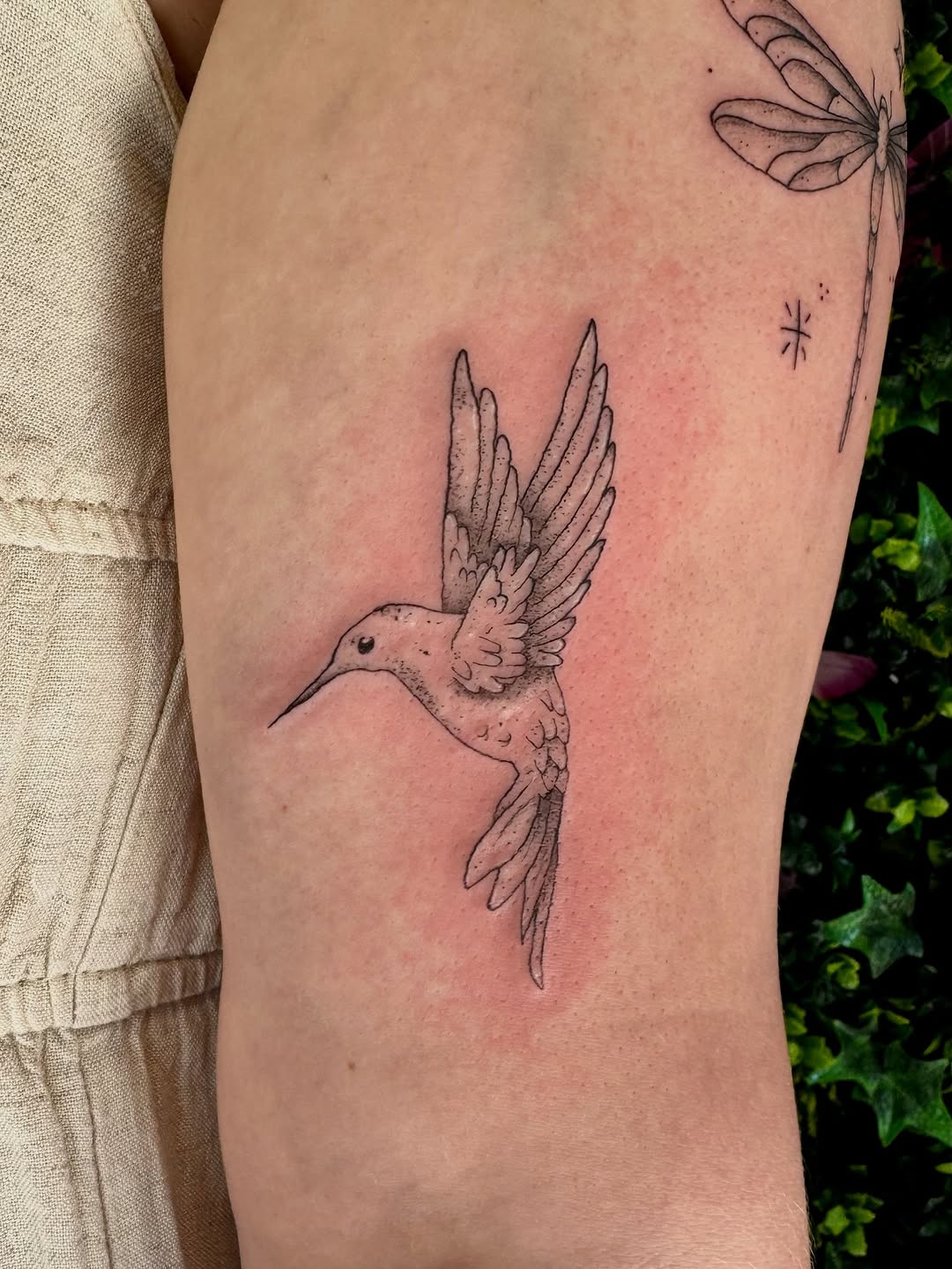 Tattoo by @tramps.stamps — fine_line, dotwork