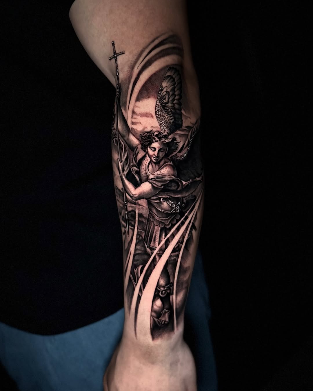 Tattoo by @itstommyink — realism, black_and_grey