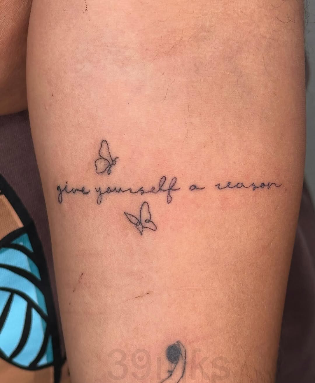 Tattoo by @39inks — fine_line, lettering_script