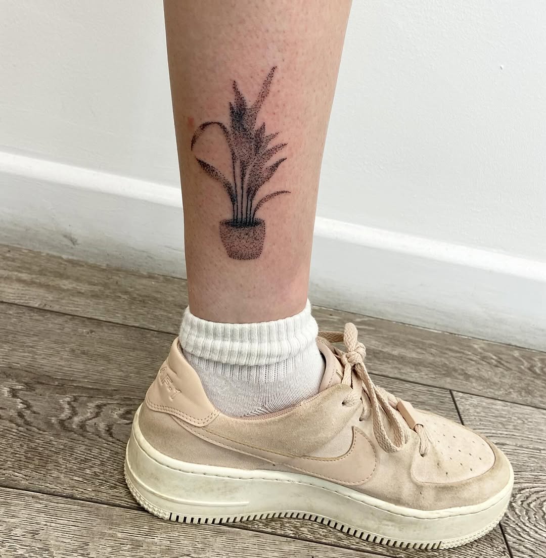 Tattoo by @deadboypokes — dotwork