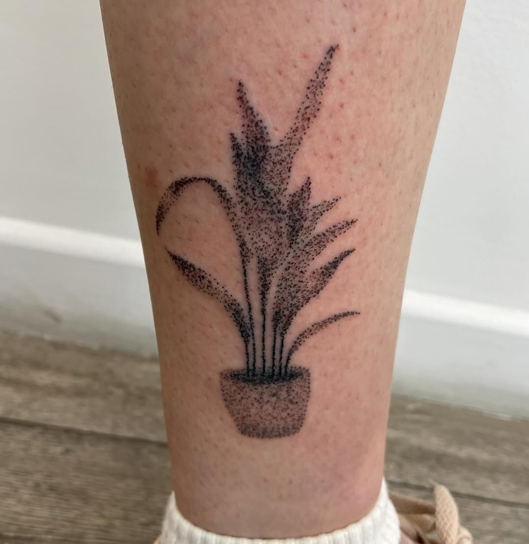 Tattoo by @deadboypokes — dotwork, black_and_grey