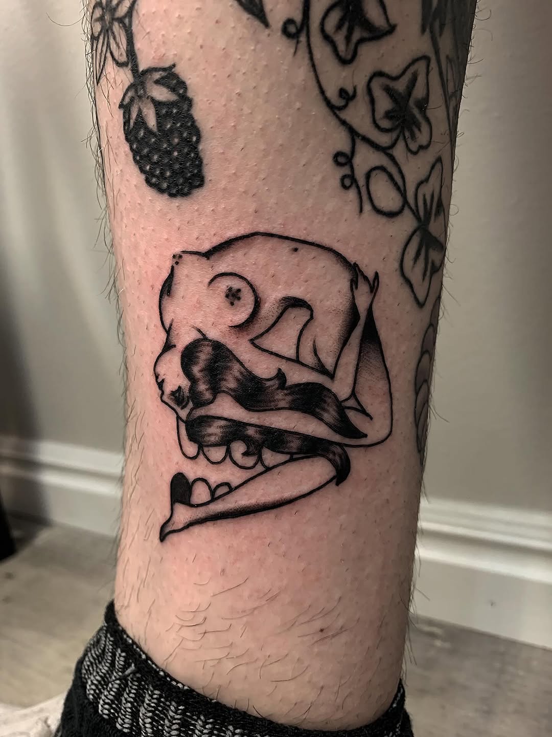 Tattoo by @briielzebub.tattoos — illustrative, blackwork