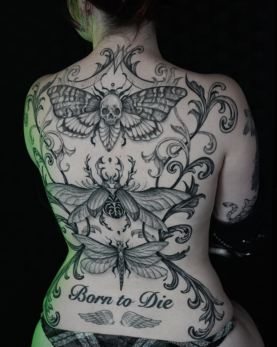 Tattoo by @evi_berry_falcon โ realism, black_and_grey