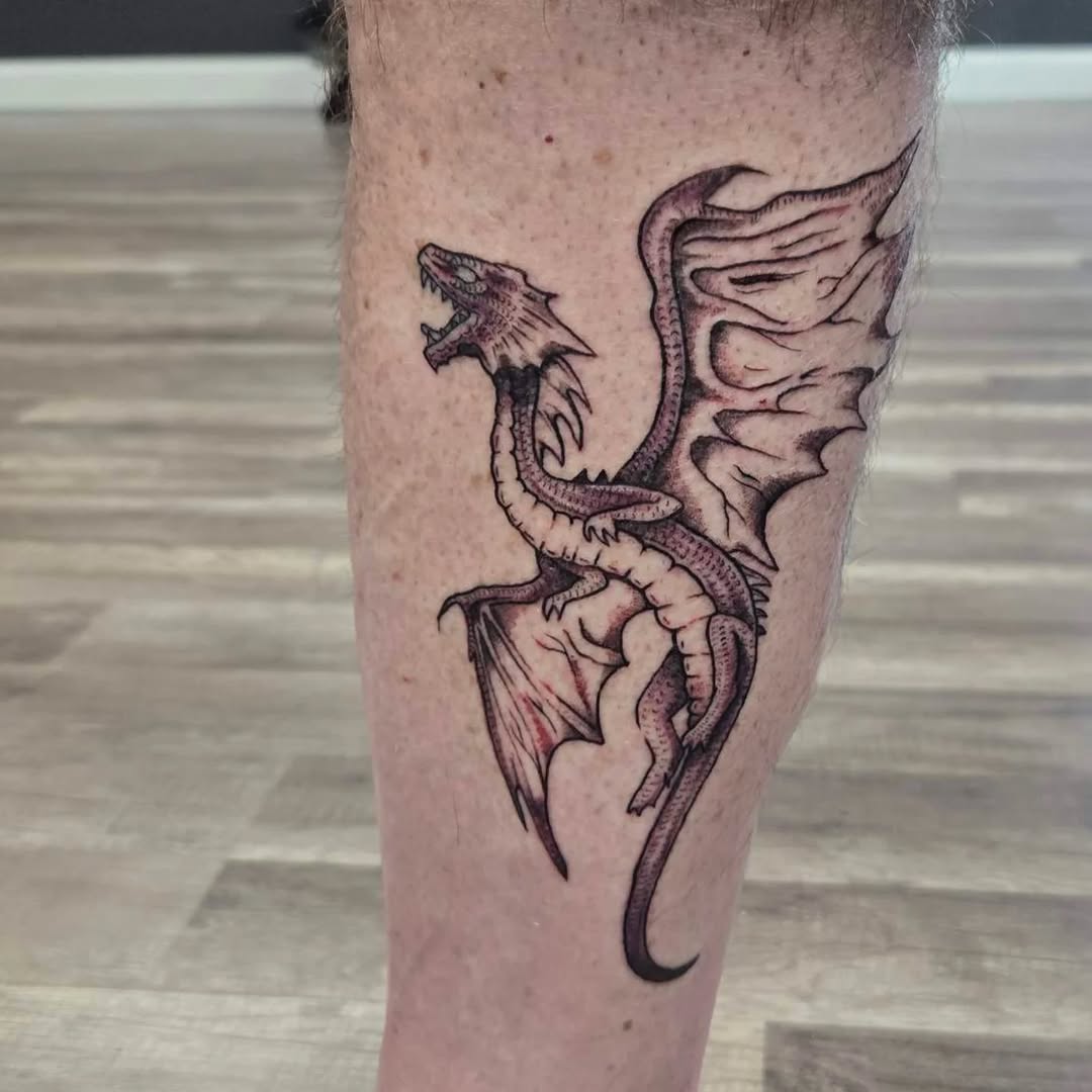 Tattoo by @inkcubus.kaighn — black_and_grey, illustrative
