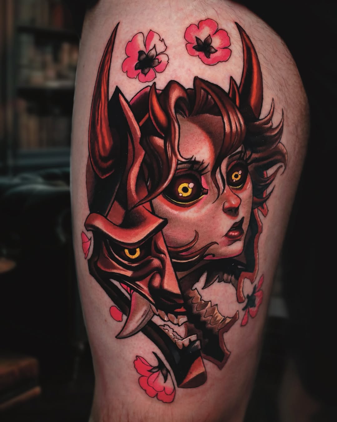 Tattoo by @levihiltontattoos โ neo_traditional, dark_realism