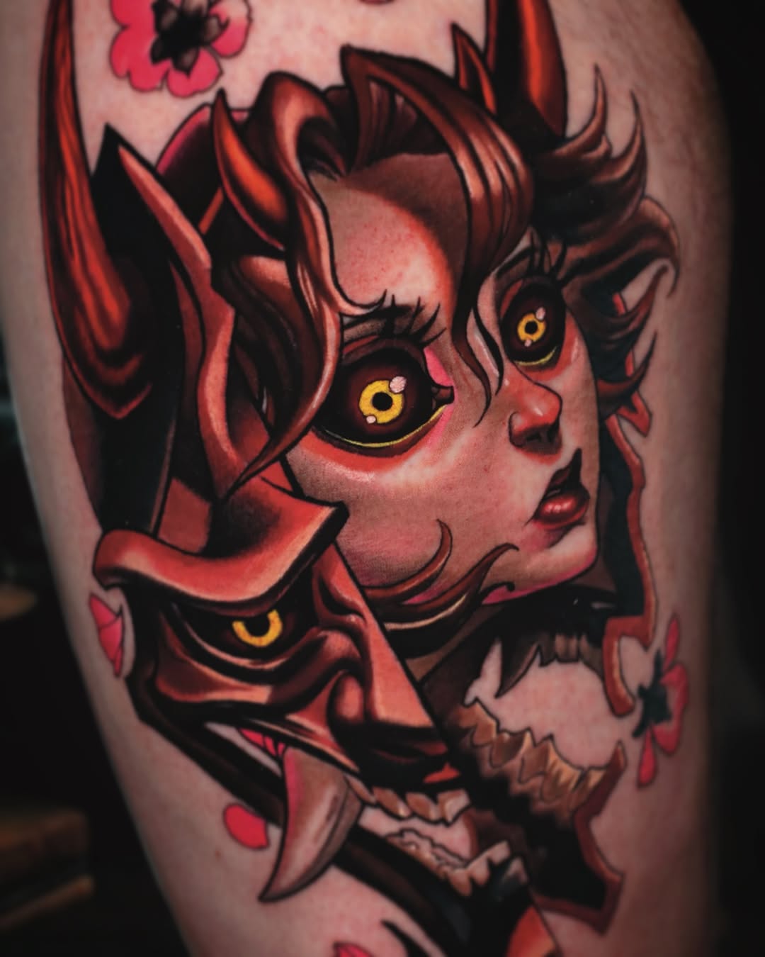 Tattoo by @levihiltontattoos โ neo_traditional, dark_realism