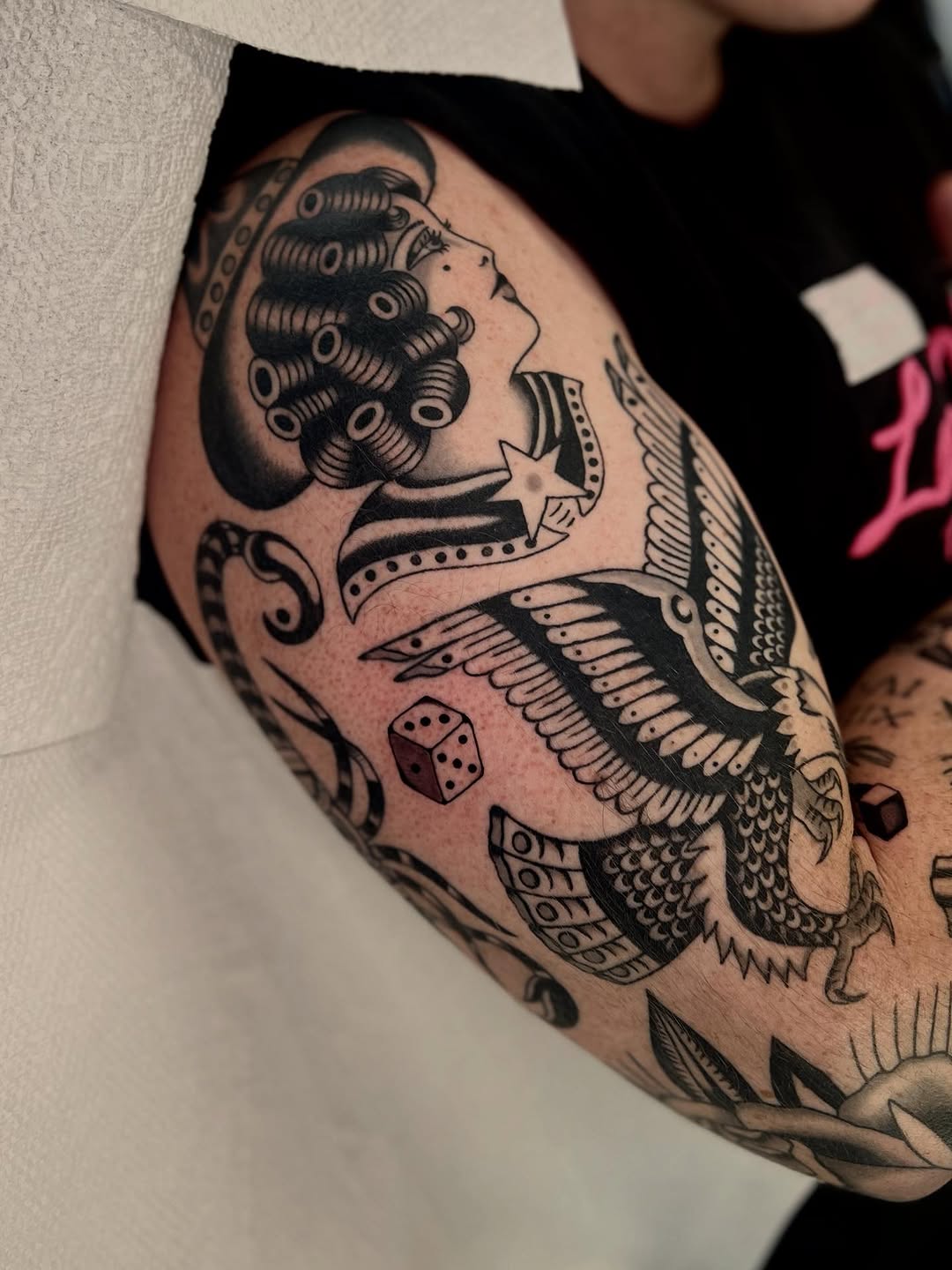 Tattoo by @sydsayyah — american_traditional, black_and_grey