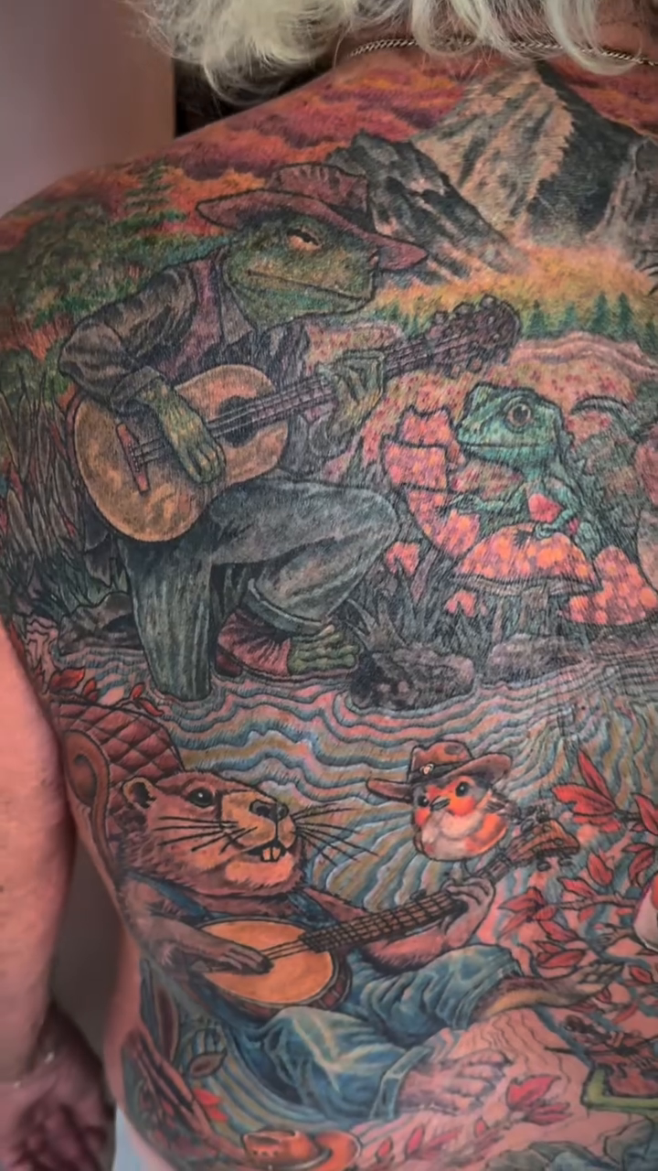 Tattoo by @justintattooart — new_school, illustrative