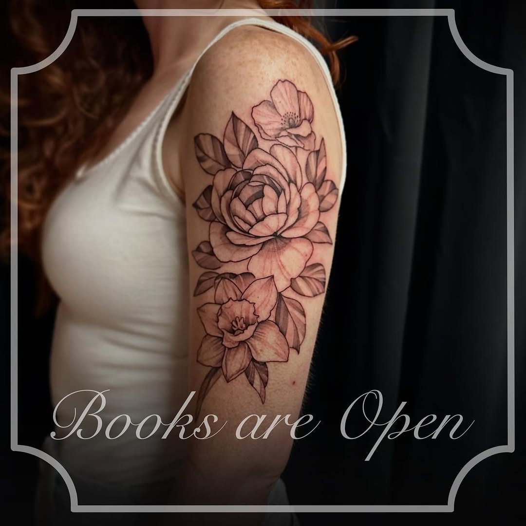 Tattoo by @hellbent.sebastian — illustrative, black_and_grey