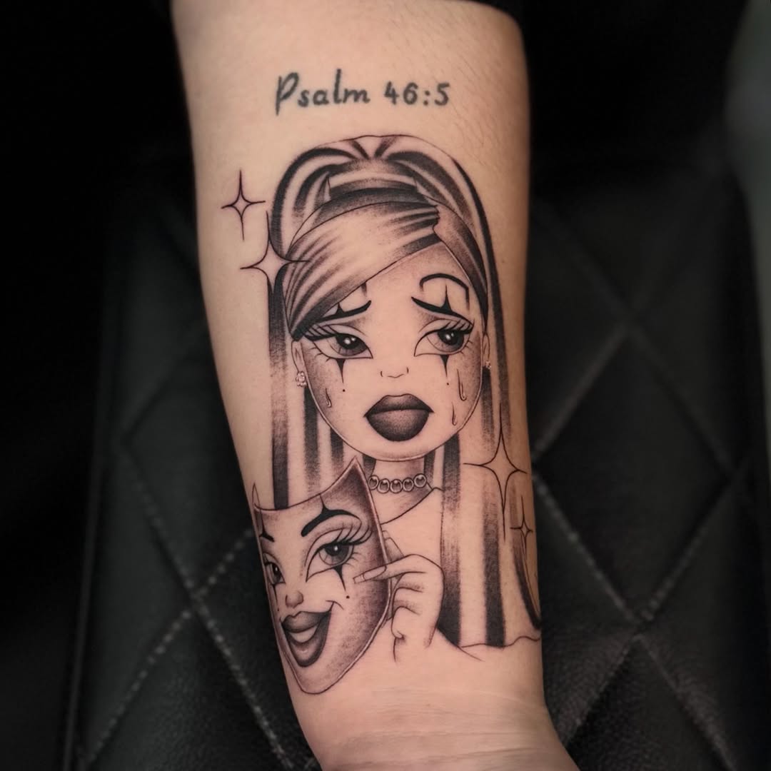 Tattoo by @619stephtattoos — chicano, lettering_script