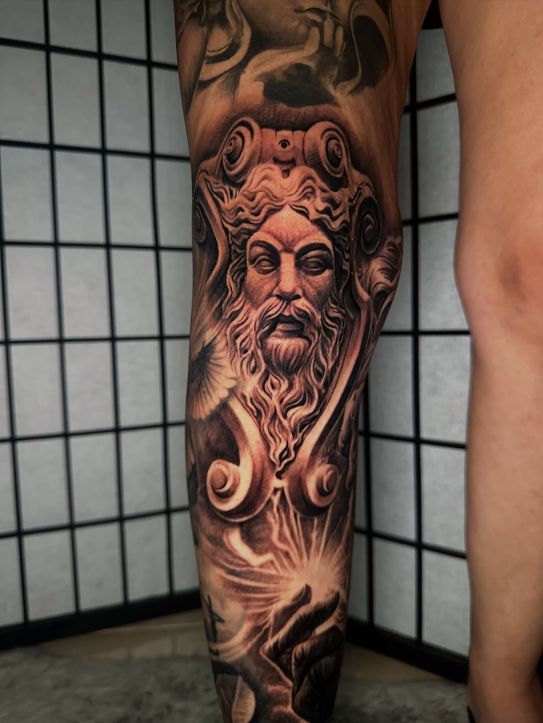 Tattoo by @freshink_tat2 — realism, black_and_grey