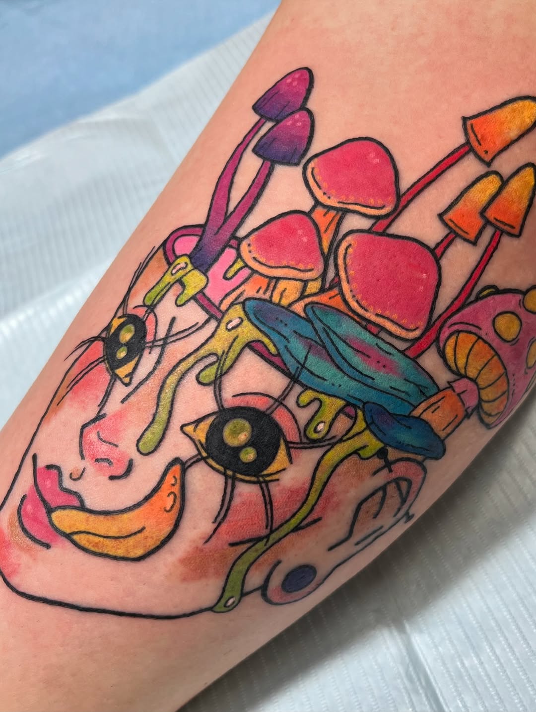 Tattoo by @kstuckeytattoos โ new_school, surrealism