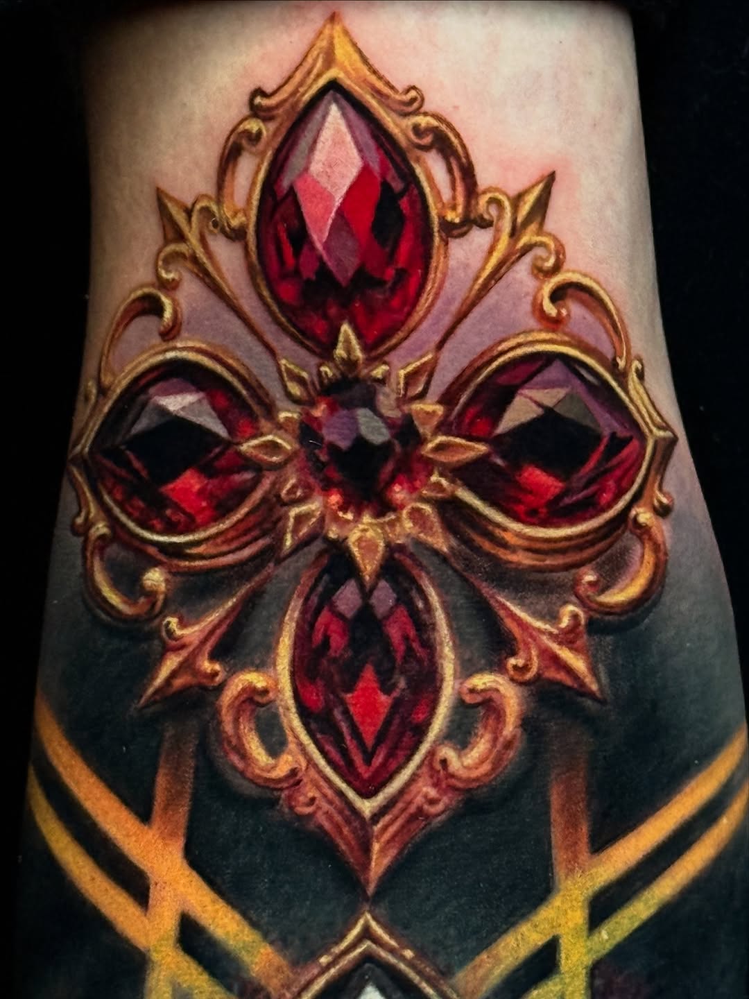 Tattoo by @nikolaymertsalov — realism, ornamental