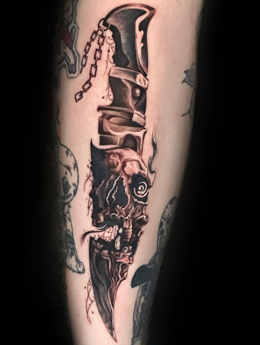 Tattoo by @sierrce β dark_realism, black_and_grey