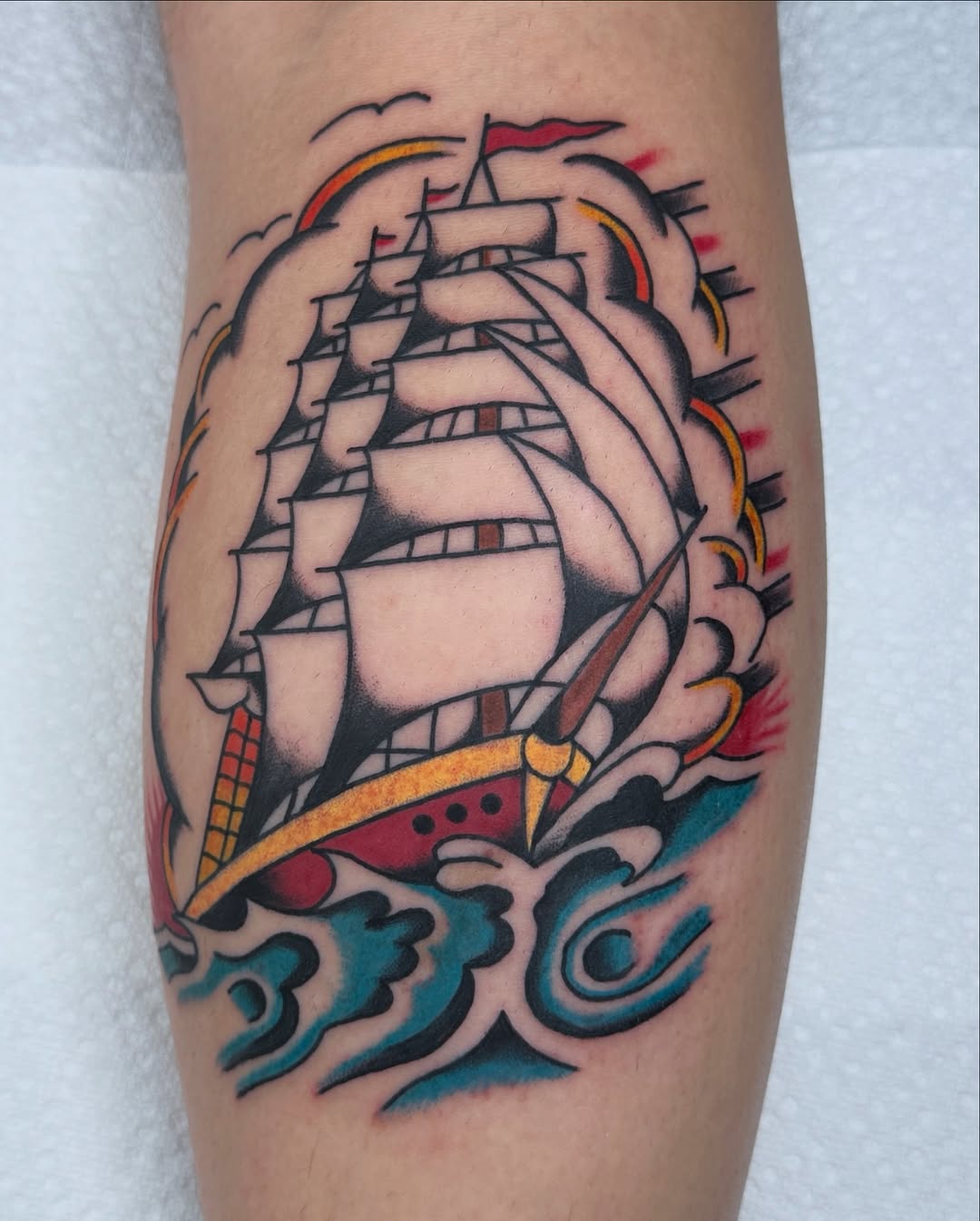 Tattoo by @piratewizardtattoo — american_traditional