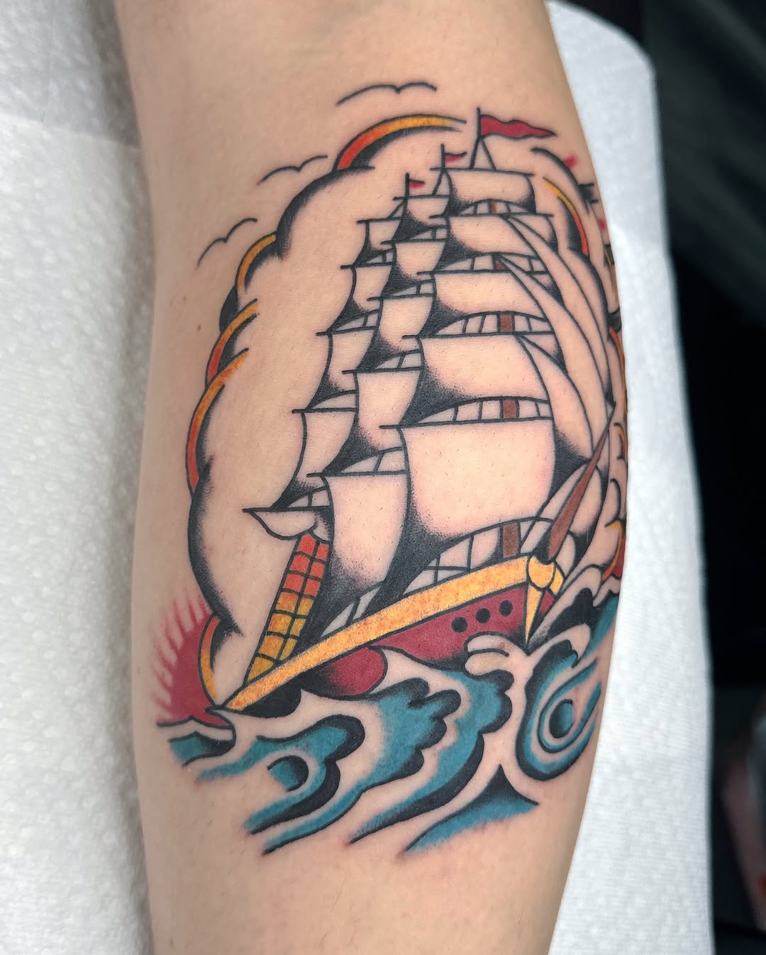 Tattoo by @piratewizardtattoo — american_traditional