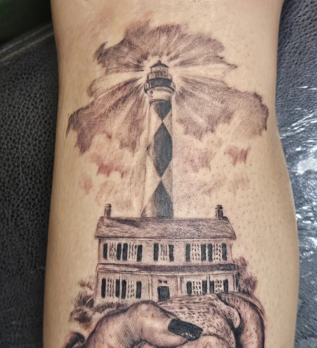Tattoo by @tattoo8101 — realism, black_and_grey