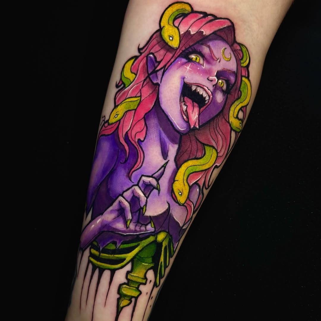 Tattoo by @zenfullart — new_school, anime