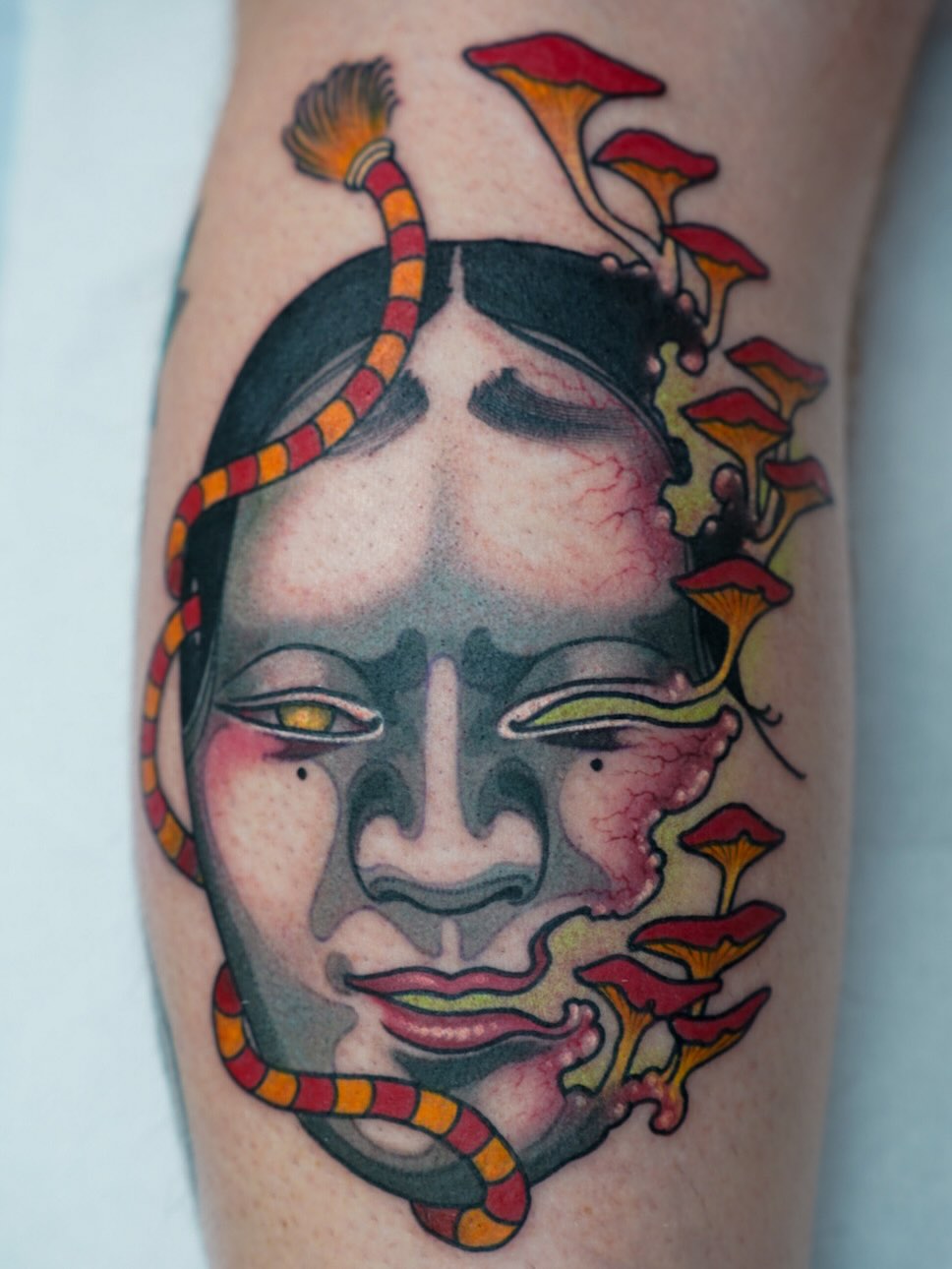 Tattoo by @earthgrasper — neo_traditional, dark_realism