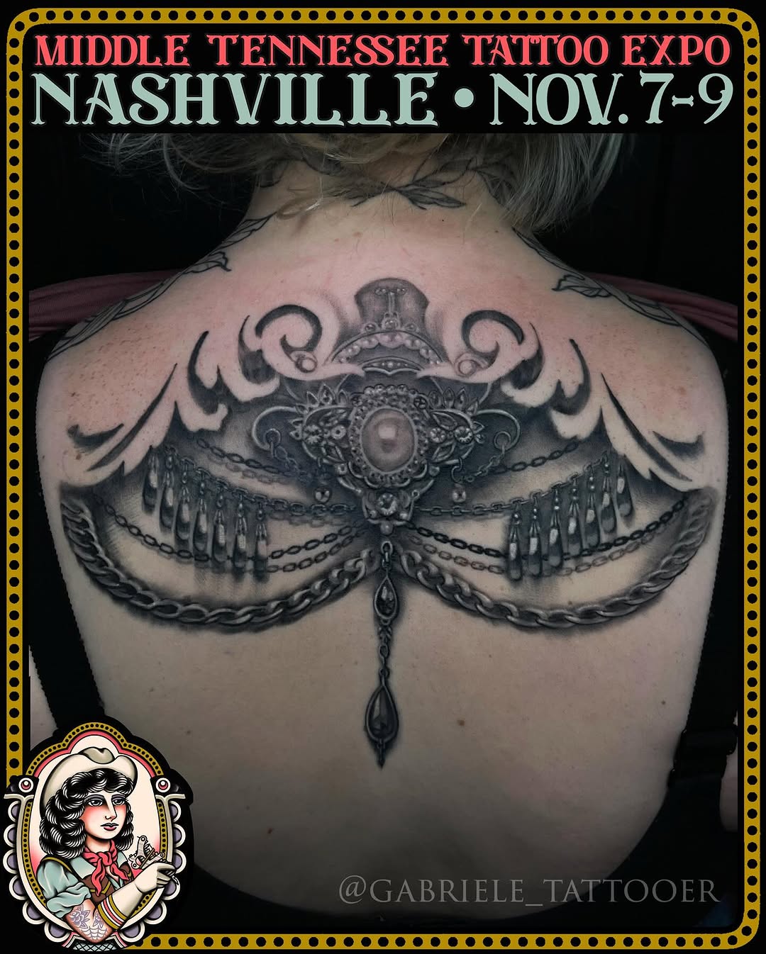 Tattoo by @gabriele_tattooer — black_and_grey, realism