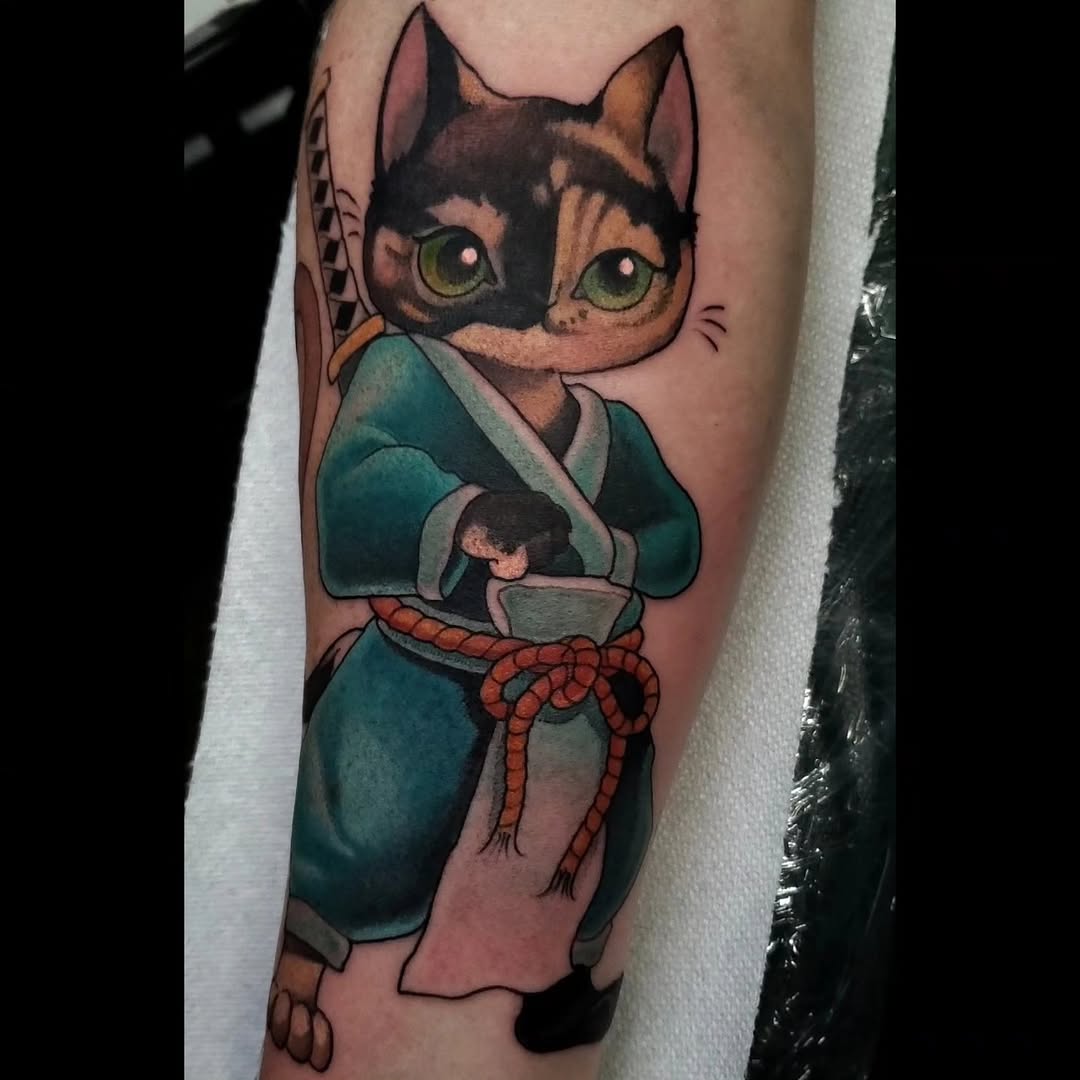 Tattoo by @batbonez — new_school, japanese_irezumi