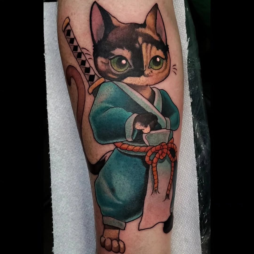 Tattoo by @batbonez — new_school, japanese_irezumi