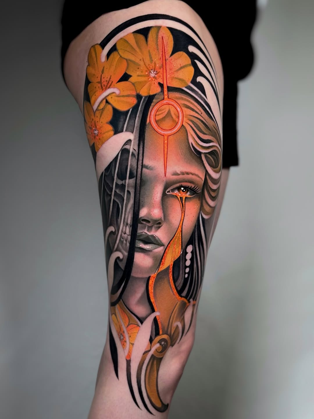 Tattoo by @raso_tattoo — realism, illustrative
