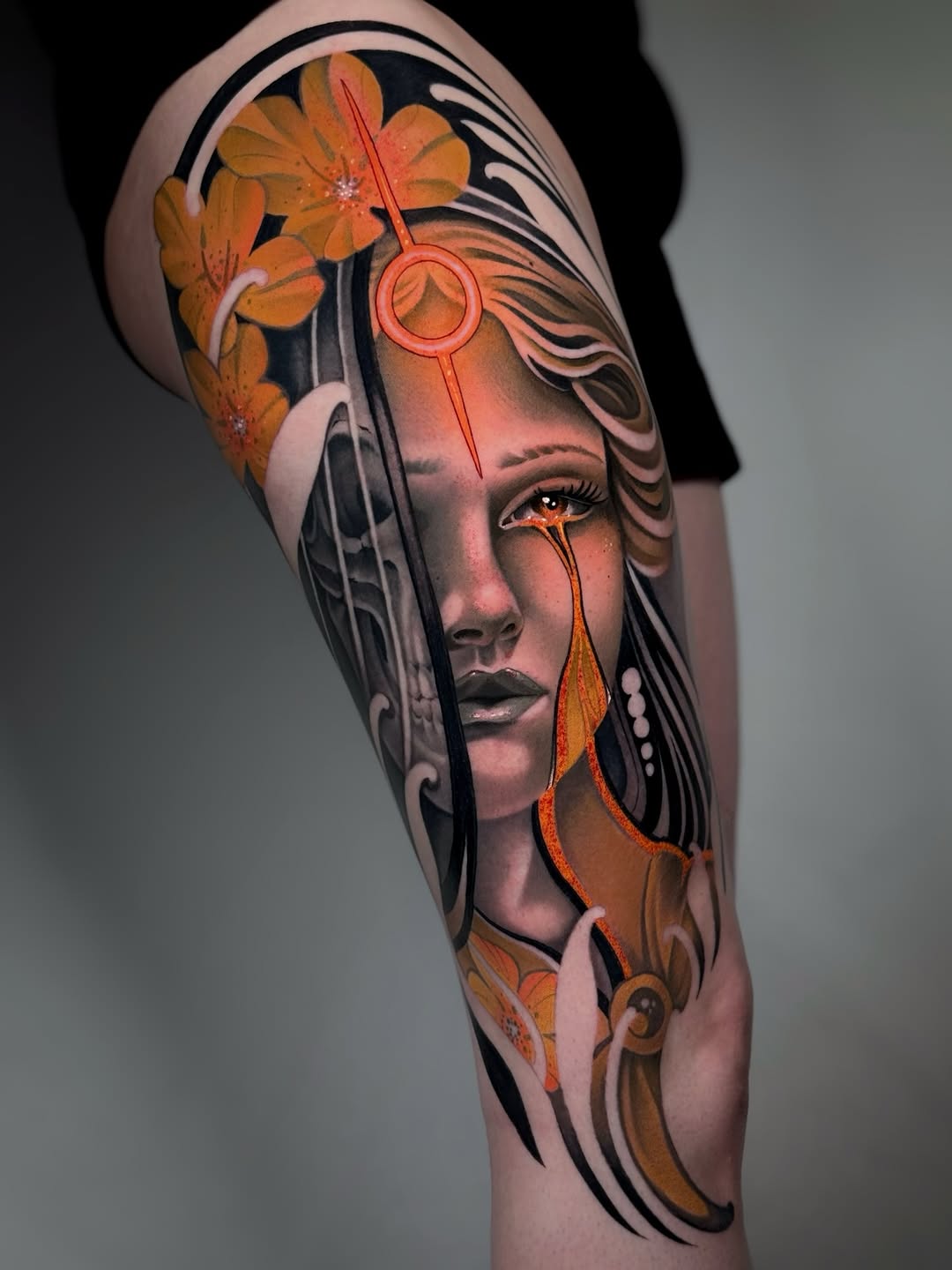 Tattoo by @raso_tattoo — realism, illustrative