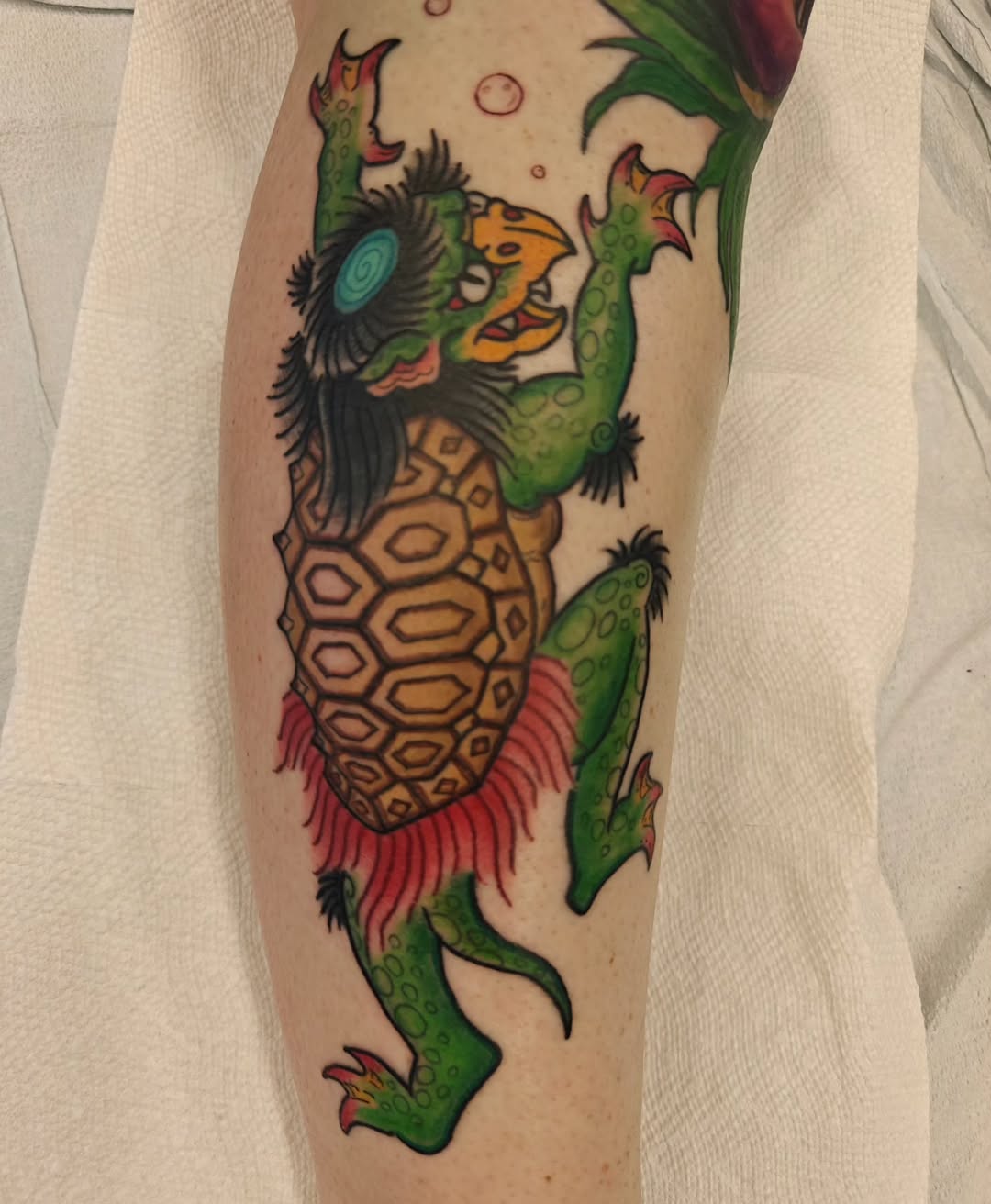 Tattoo by @artoftheblackwolf — japanese_irezumi, new_school