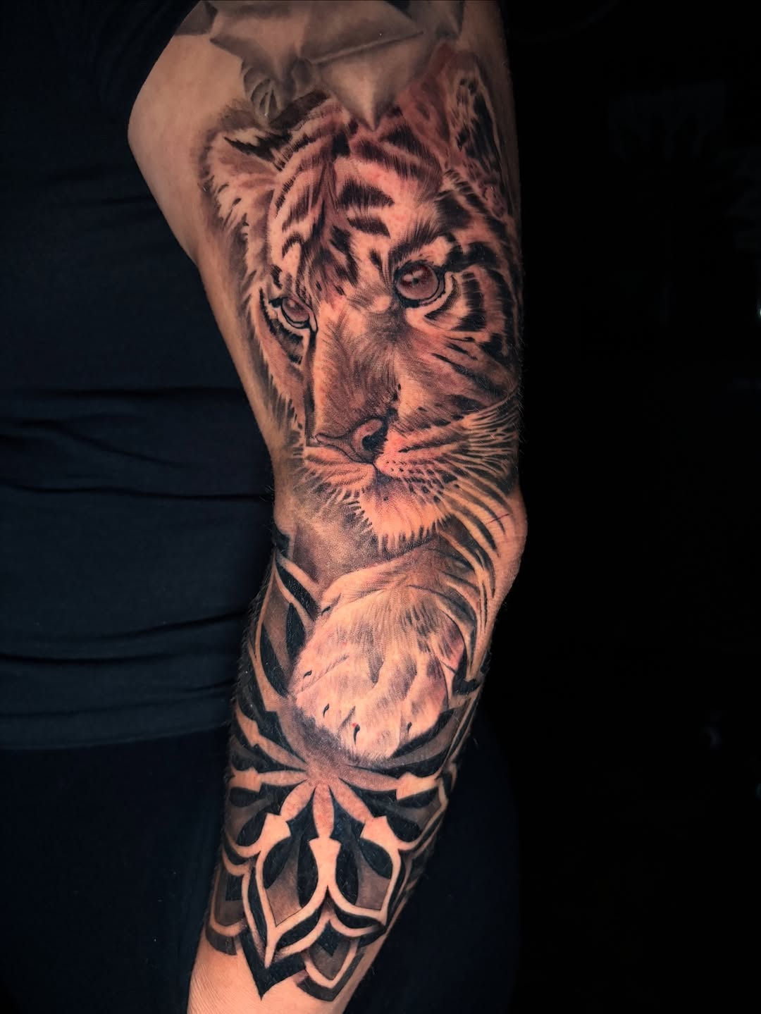 Tattoo by @bon_zippa_tattoos — realism, ornamental