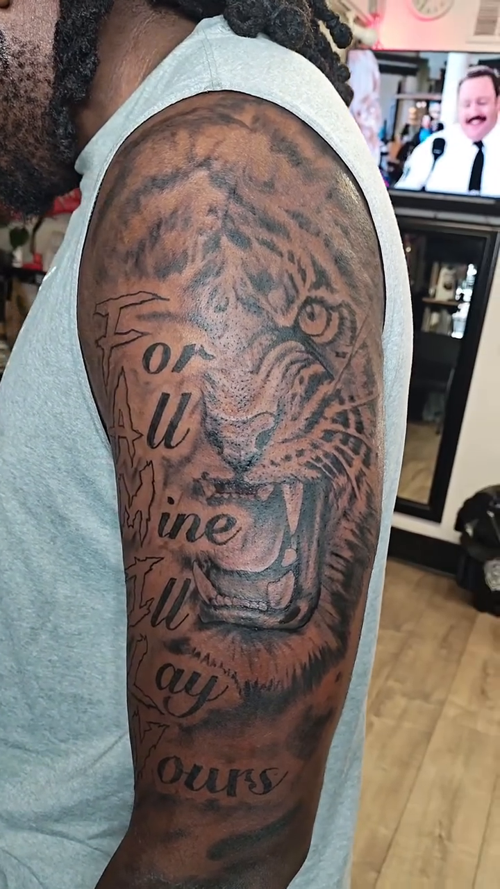 Tattoo by @cvpital โ black_and_grey, realism