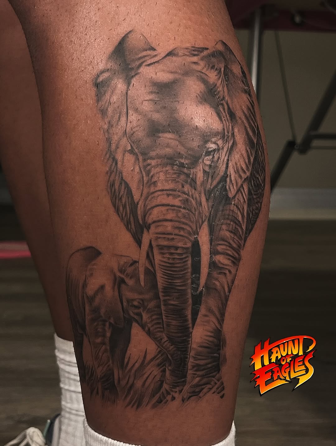 Tattoo by @haunt.of.eagles — realism, black_and_grey