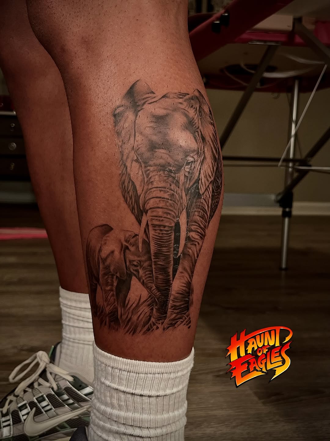 Tattoo by @haunt.of.eagles — realism, black_and_grey