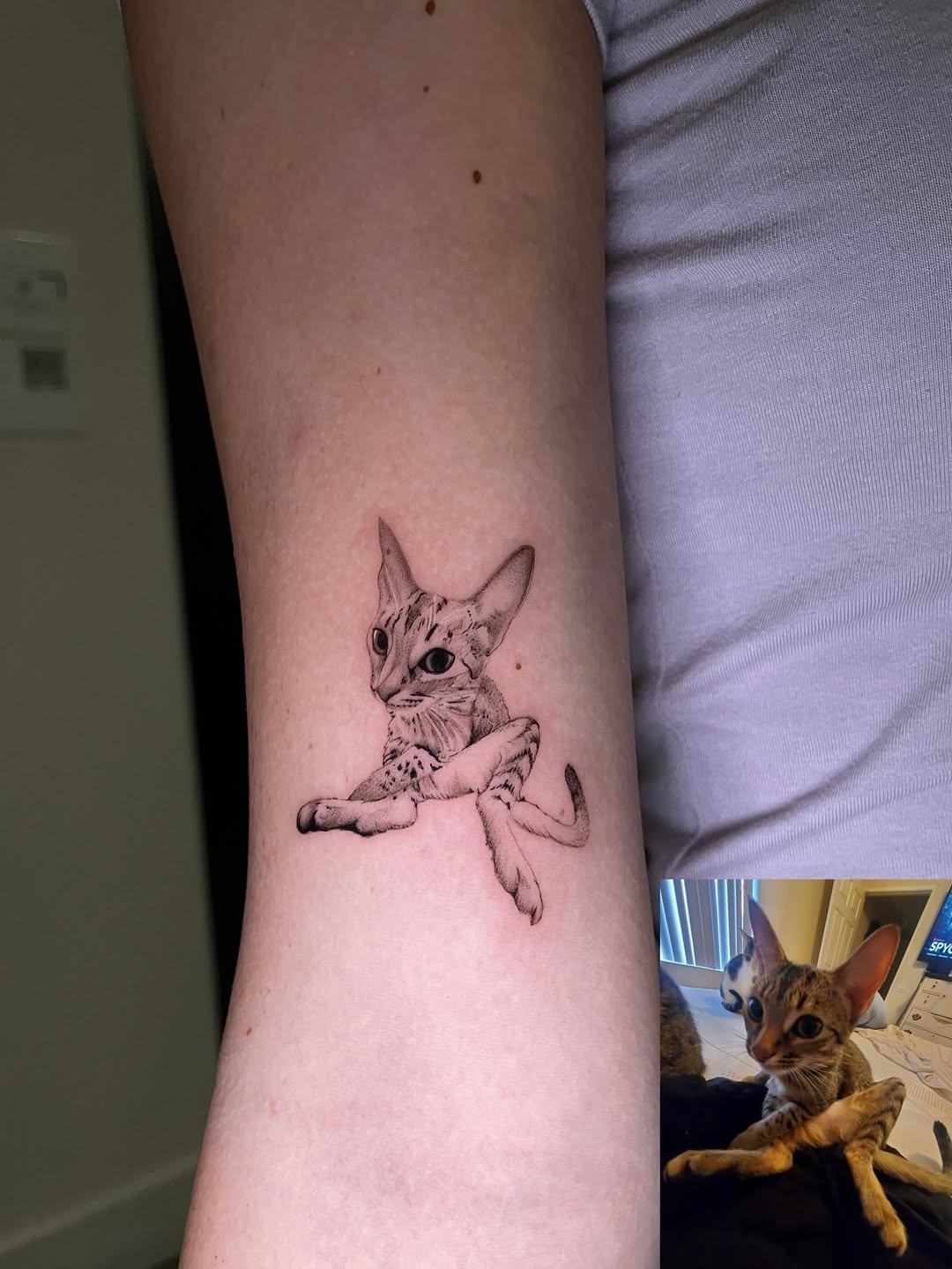 Tattoo by @sayhello.ink โ realism, black_and_grey