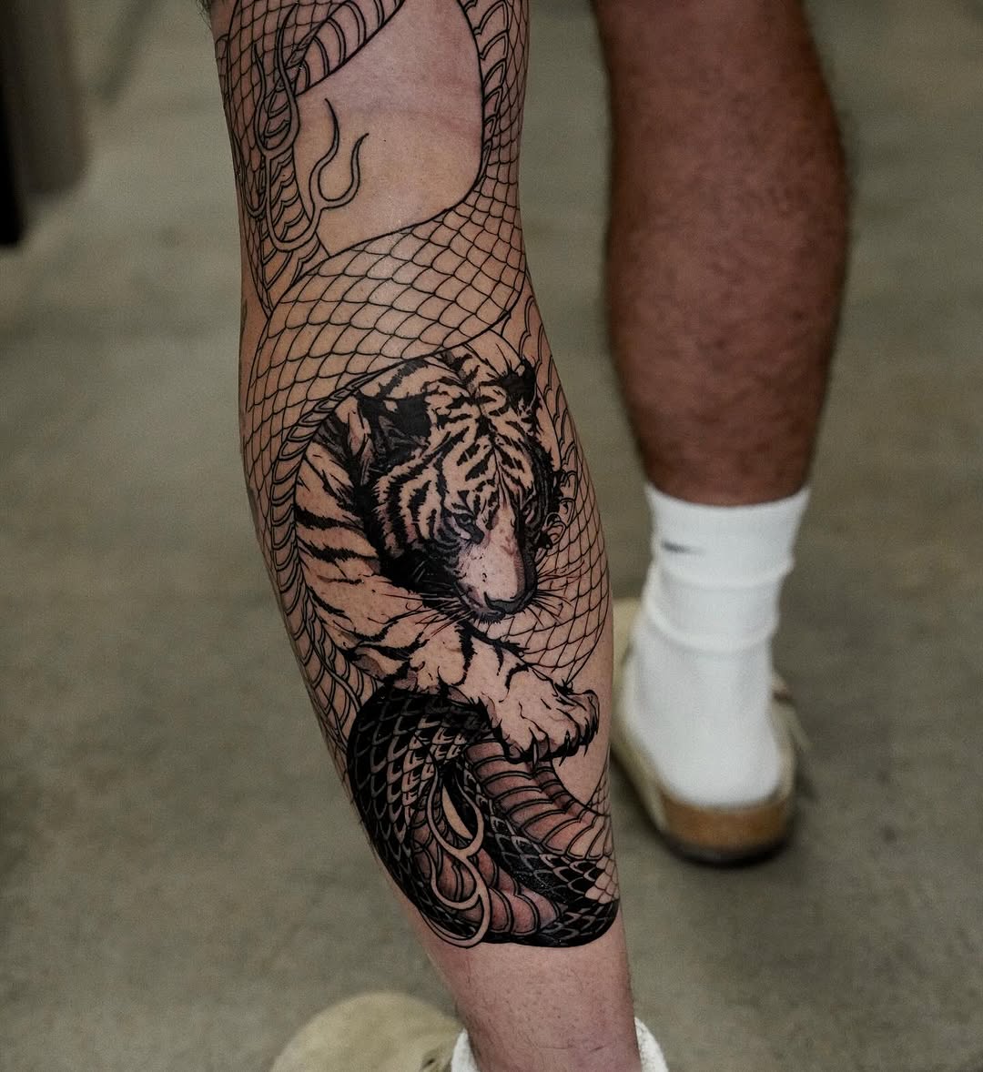 Tattoo by @gary.tattooer — blackwork, illustrative